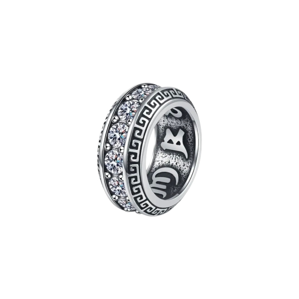 New Stainless Steel Ring W/ Cz All Around Size 11 - Picture 1 of 4
